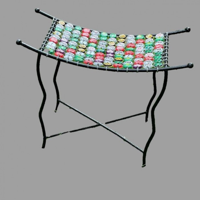 Bottle top Iron stool