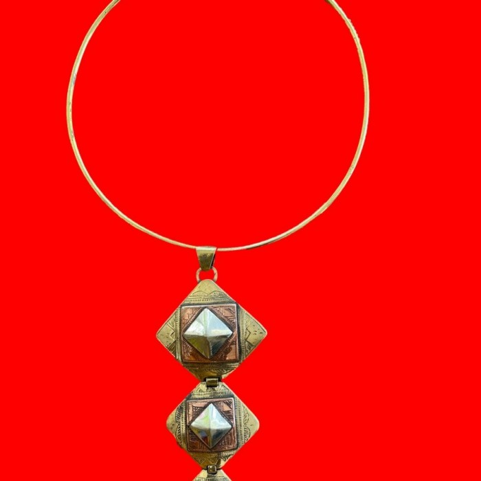 Brass & Copper choker. Burkina Faso