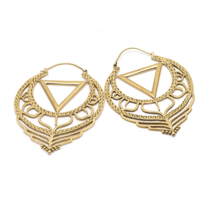 Large Sacred geometry earrings