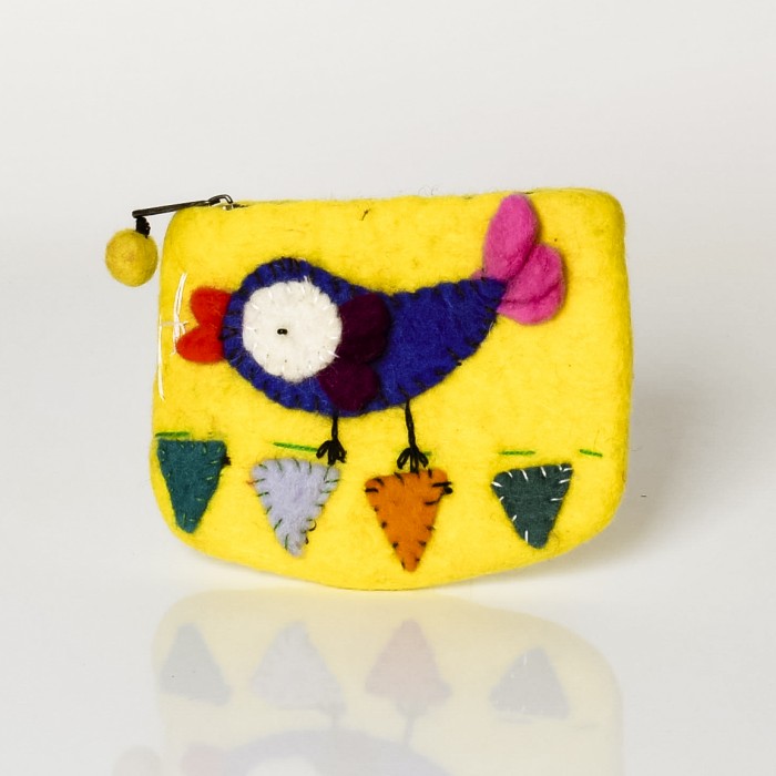 Felt purse from Nepal