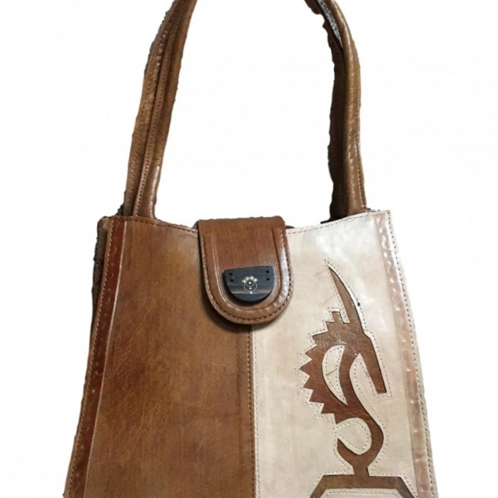 Leather handbag. Sold