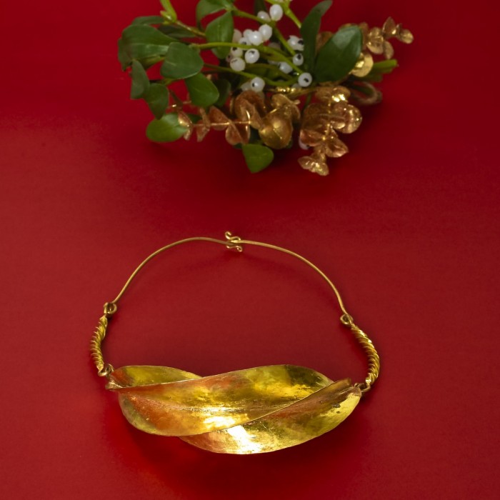 Fulani brass necklace