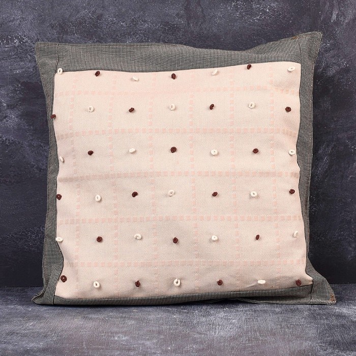 Hand woven cushion