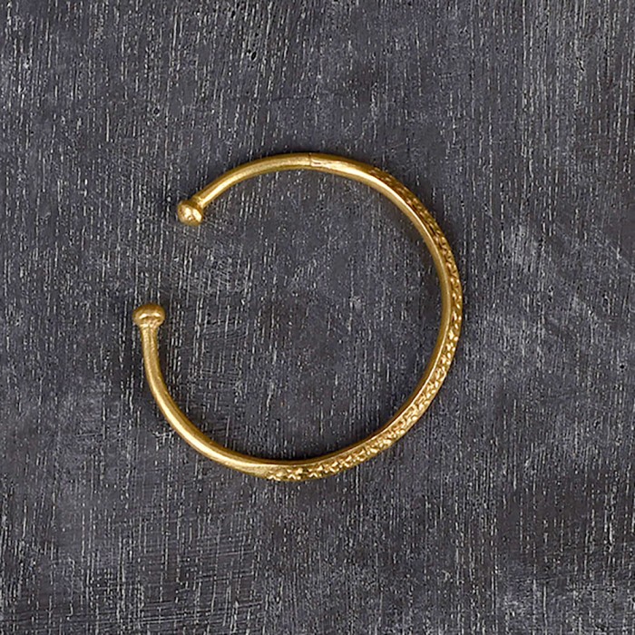 brass bangle from Mali