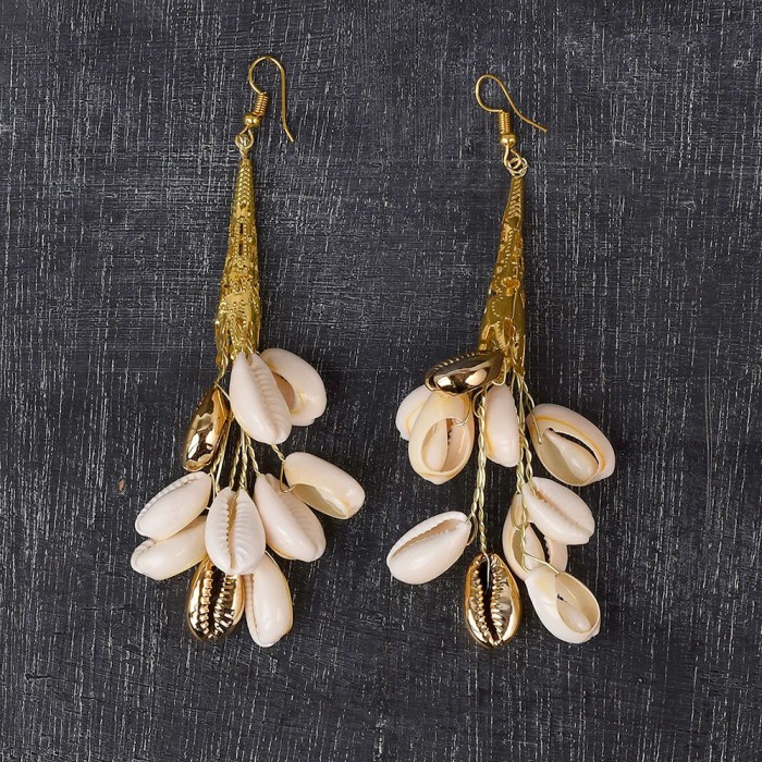 Cowrie Multi Drop Earrings sold out