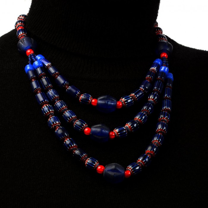 Glass Bead Necklace. Sold