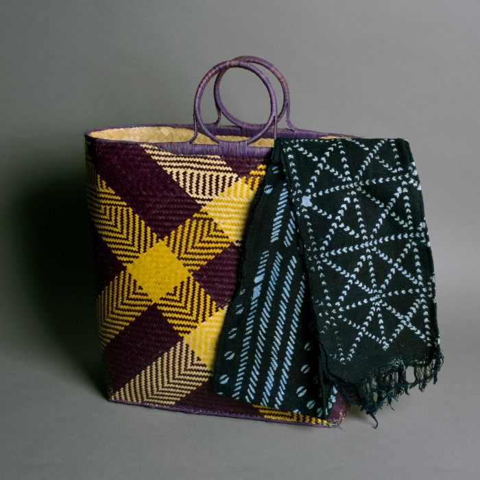 Raffia shopper from Madagascar